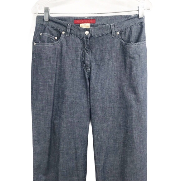 FCUK WOMEN'S SIZE 10 MID RISE BLUE JEANS - Picture 4 of 9